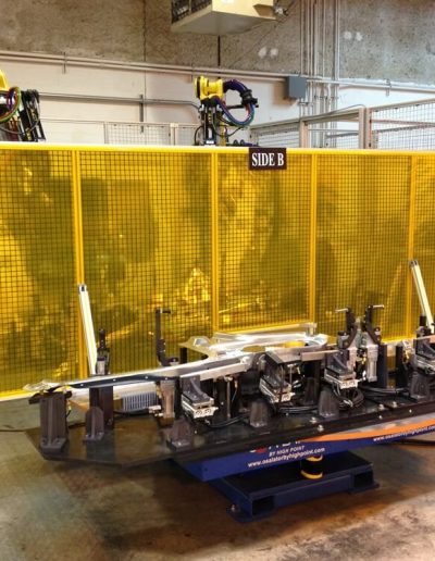 Special Robotic Spot Welding System for Truck Door Reinforcements